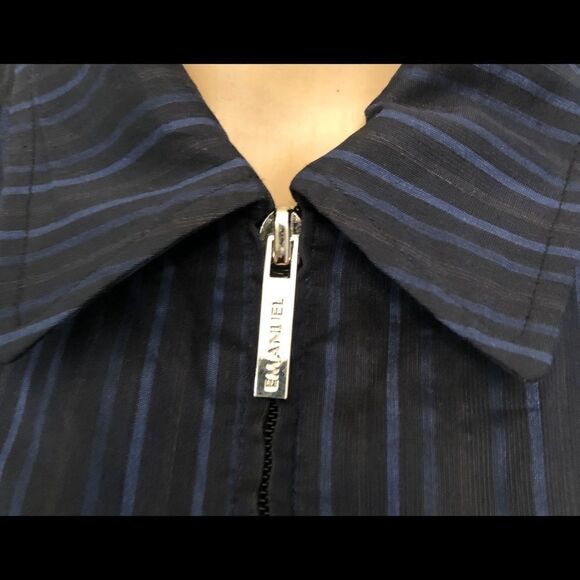 Sz US10 Vintage 90’s Emanuel Ungaro Zip Jacket - Picture 9 of 15